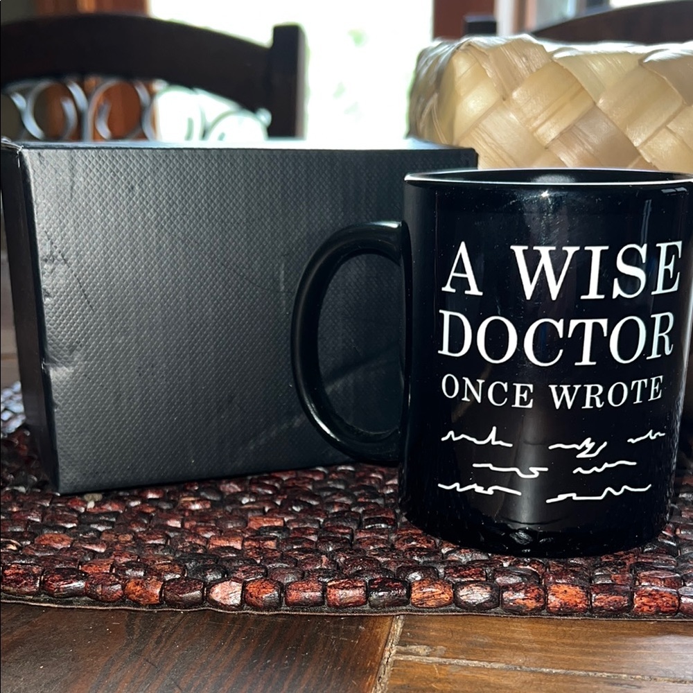 Black and White Mug A Wise Doctor